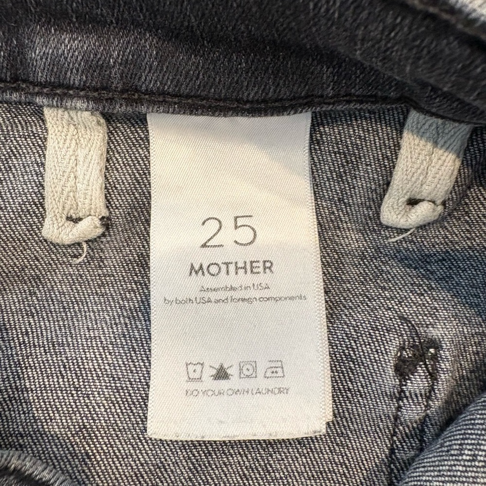 MOTHER The Patch Pocket Hustler Ankle Fray in The Light On Wash Size 25 - Picture 6 of 7